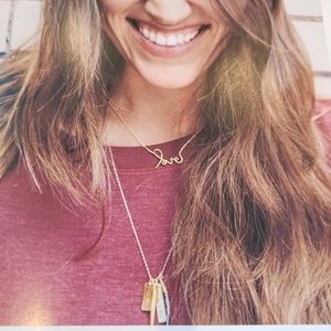Stella and Dot LOVE necklace